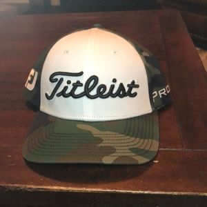 Titleist NWOT hat- camo, white and black